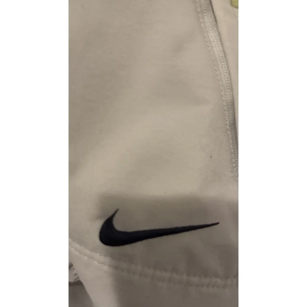 Nike F8 FGE Vintage Women's 90's Full Zip Track Hooded Windrunner Jacket Cream